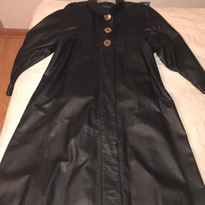 Black flair coat